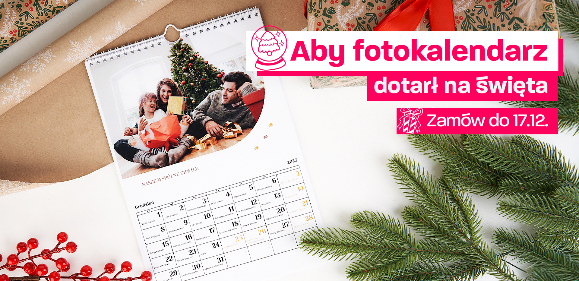 Zamów fotokalendarz do 17.12.