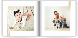 fotoksiążka Biało-złoty