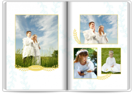 fotoksiążka lux Błękit wspomnień
