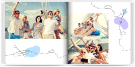 fotoksiążka Wakacje jedną linią - Mazury