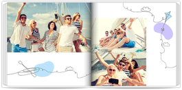 fotoksiążka Wakacje jedną linią - Mazury