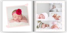 fotoksiążka Metryczka malucha różowa