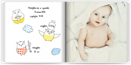 fotoksiążka Metryczka niemowlaka