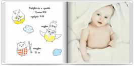 fotoksiążka Metryczka niemowlaka