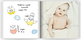 fotoksiążka Metryczka niemowlaka