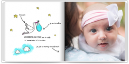 fotoksiążka Pierwsze urodziny