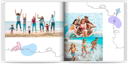 fotoksiążka Wakacje jedną linią - Polskie morze