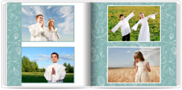 fotoksiążka Turkusowe wzorki