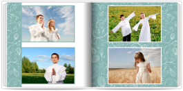 fotoksiążka Turkusowe wzorki