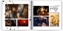 fotoksiążka Urodziny Gold&Black