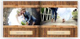 fotoksiążka Wooden