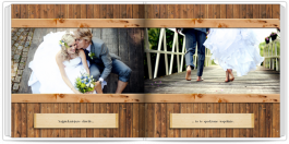 fotoksiążka Wooden