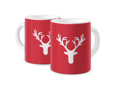 Fotokubek Biały renifer