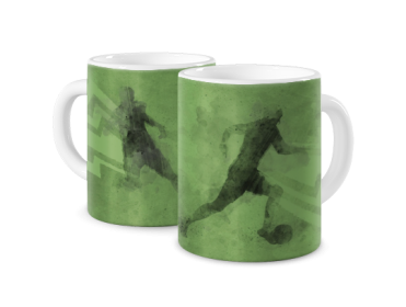 Fotokubek Biegnący piłkarz