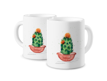 Fotokubek Malowany kaktus