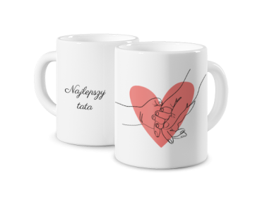 Fotokubek W dłoniach taty