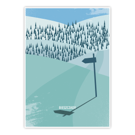 plakat bieszczady