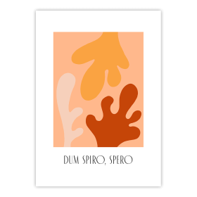 plakat dum spiro, spero