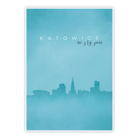 Plakat Za mgłą -Katowice 