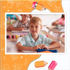 fotoksiążka Szkolne inspiracje - kredki 3D
