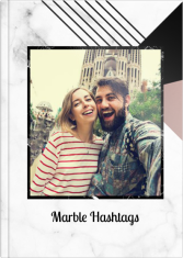 fotoksiążka Marble Hashtags