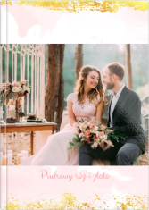 fotoksiążka Pudrowy róż i złoto