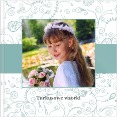 fotoksiążka Turkusowe wzorki