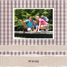 fotoksiążka W kratę