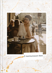 fotoksiążka Z marmurowym tłem