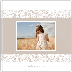 fotoalbum Biała kokarda