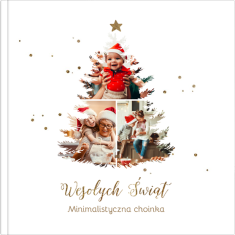 fotoalbum Minimalistyczna choinka