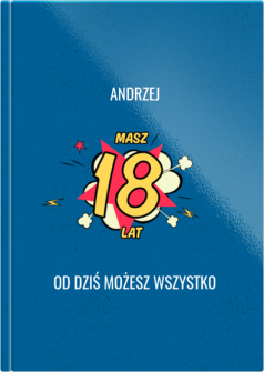 Fotoksiążka Prezent na 18 urodziny