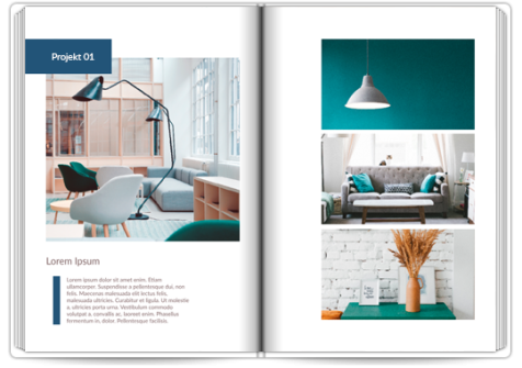Fotoksiążka Portfolio designera