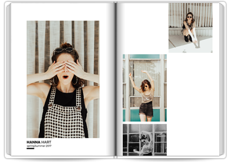 Fotoksiążka Portfolio modelki