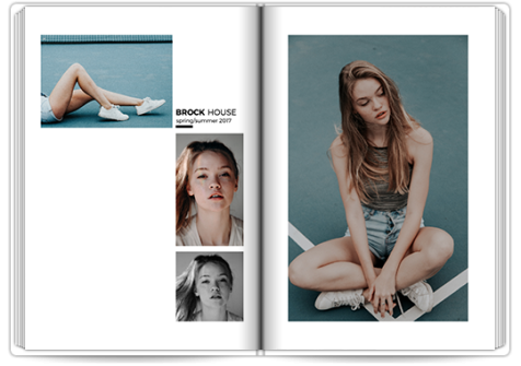 Fotoksiążka Portfolio modelki