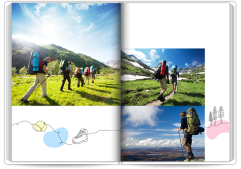 Fotoksiążka Wakacje jedną linią - Tatry