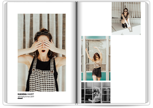 Fotoksiążka EKSKLUZYWNA Portfolio modelki