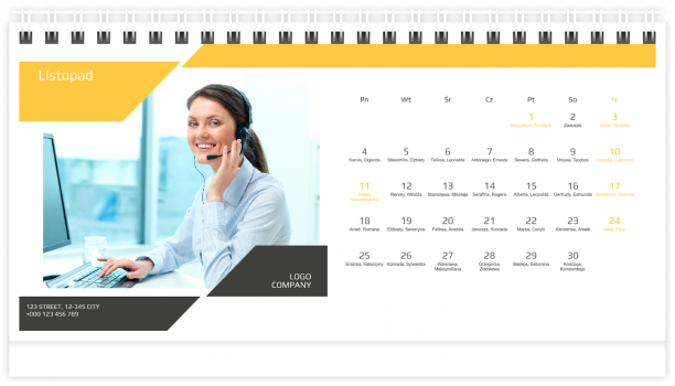 fotokalendarz Moja firma