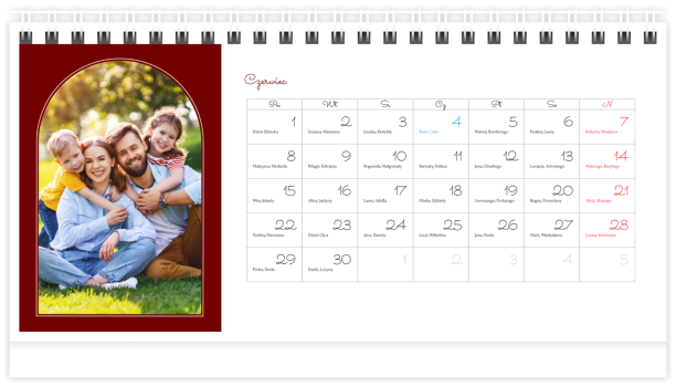 fotokalendarz Świąteczne łuki