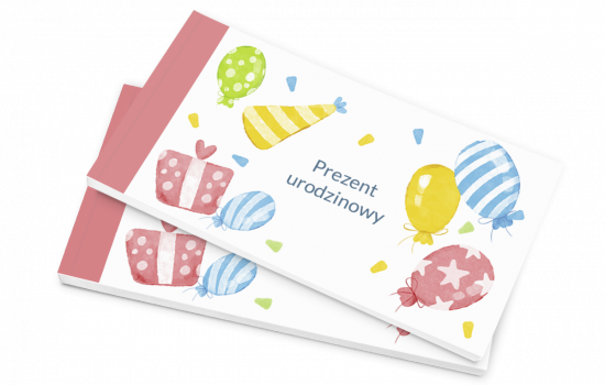 minibook Prezent urodzinowy