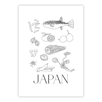 plakat Kuchnia świata - Japonia