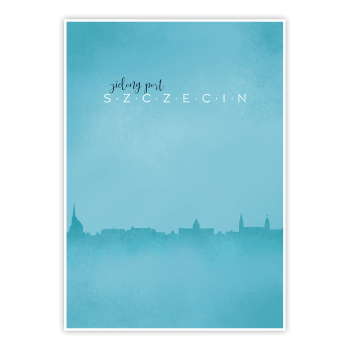 plakat Za mgłą - Szczecin