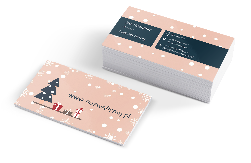 Wizytówki Winter Sale