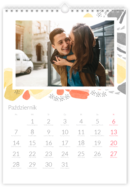 Fotokalendarz Akwarelowa mozaika