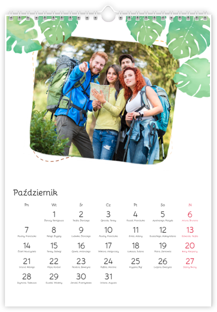Fotokalendarz Gorące podróże