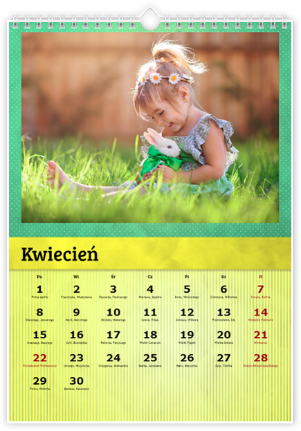Fotokalendarz Kolorowy