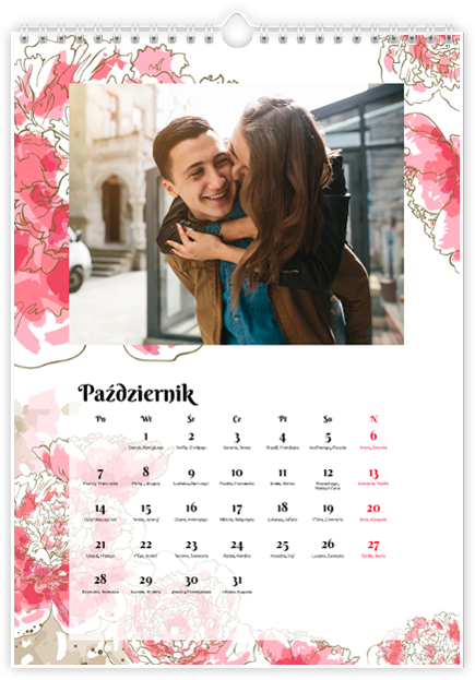 Fotokalendarz Kwiaty