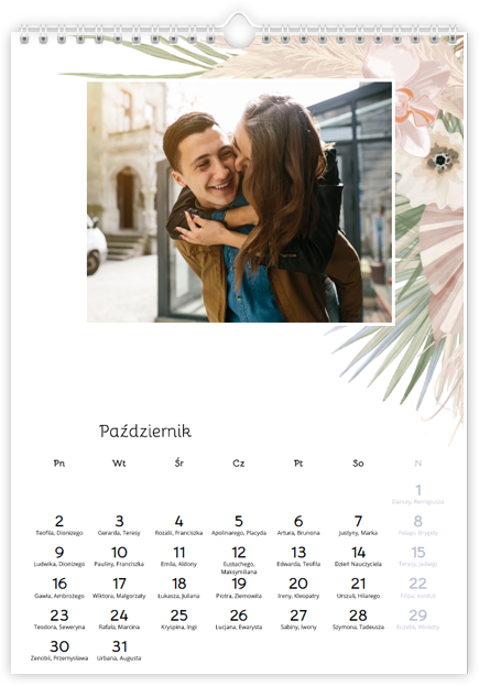 Fotokalendarz Kwiaty delikatności