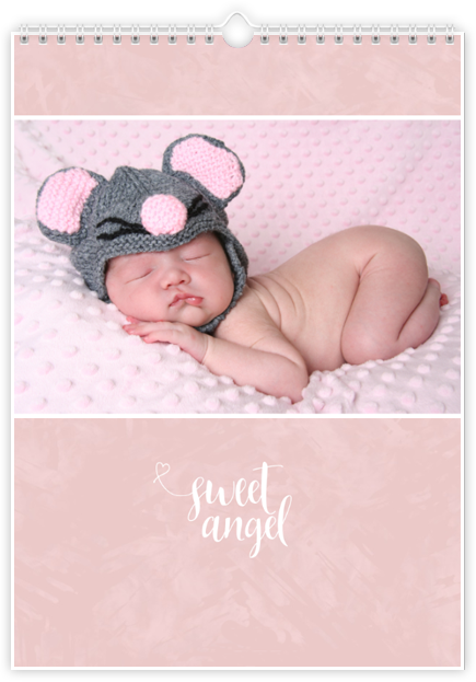 Fotokalendarz Sweet Angel - Pink