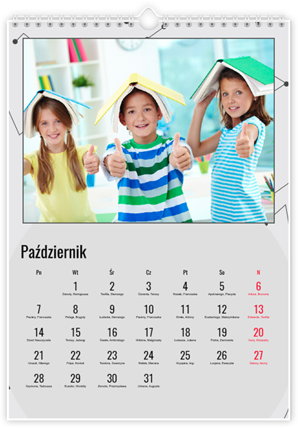 Fotokalendarz Wzorki